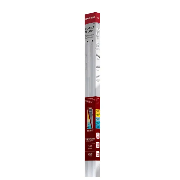 24/32/40 Wattage Selectable - 30/35/40/50/65K CCT Selectable - 8 Foot LED - Fa8 Base - 120-277 Volt - 2-pc - Image 25