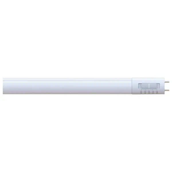 SATCO NUVO'S Type B Ballast Bypass lamps are designed to replace T8 or T12 medium bi-pin fluorescent lamps. Engineered for single or double-ended wiring options, these lamps will not light unless the ballast is bypassed. Choose from 3000K, 3500K, 4000K, 5000K, and 6500K color temperatures with CCT selection at installation. Available in two, three, and four-foot lengths for immediate energy savings in a variety of commercial and industrial applications. - alternate view