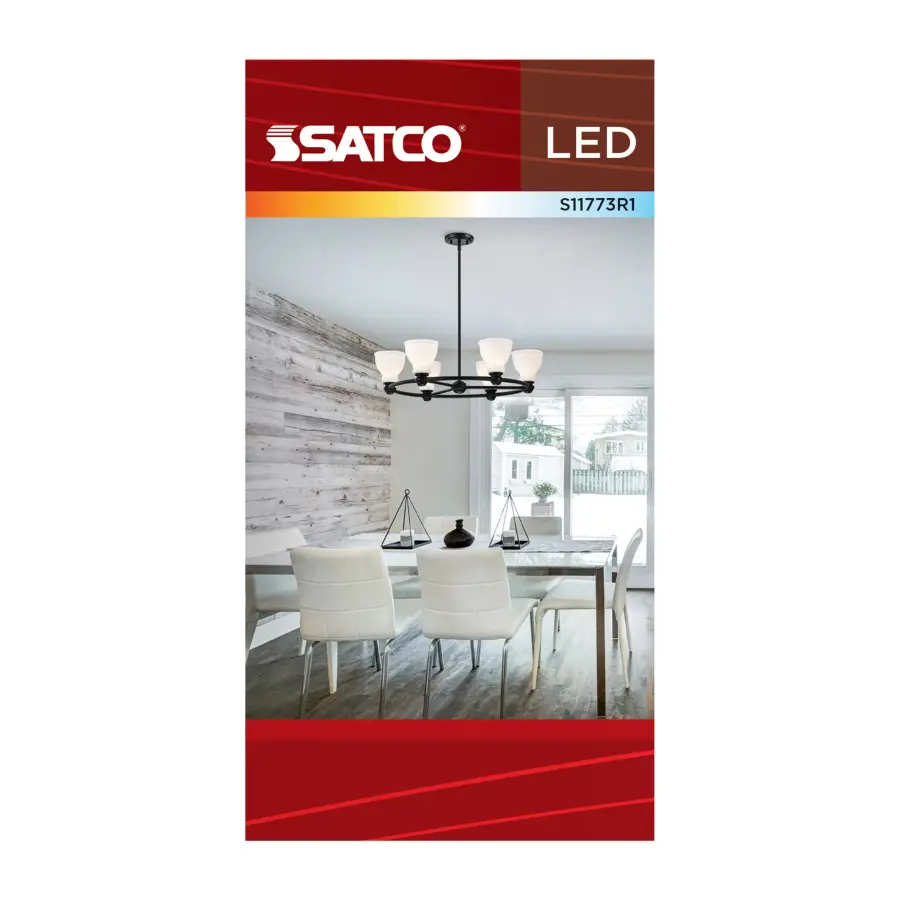 14 Watt A19 LED - 27K/3K/35K/4K/5K CCT Selectable - Medium Base - White Finish - 120 Volt - Image 7