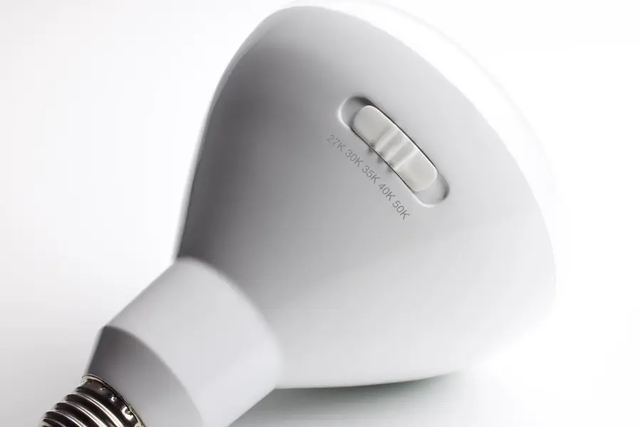 13 Watt BR40 LED - Medium Base - CCT Selectable - White Finish - 90 CRI - 120 Volt - Image 2