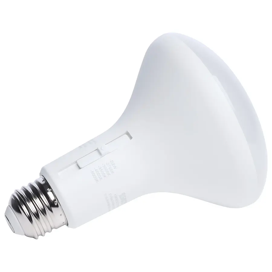 8.5 Watt BR30 LED - 27K/30K/35K/40K/50K CCT Selectable - Dim to Warm - White Finish - 120 Volt - Image 9