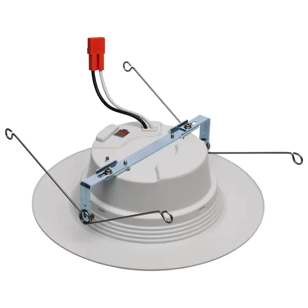 9 Watt LED Downlight Retrofit - 5-6 Inches - CCT Selectable - Round - White Finish - 120 Volt - Image 2