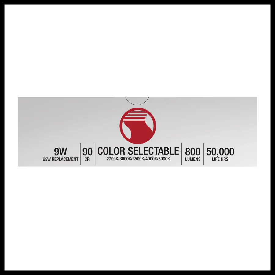 9 Watt LED Downlight Retrofit - 5-6 Inches - CCT Selectable - Round - White Finish - 120 Volt - Image 17