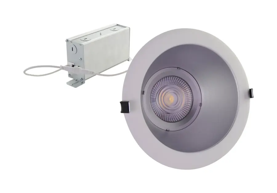 23 Watt Commercial LED Downlight - 6 in. - Color Adjustable - Lumen Adjustable - 120-277 volt - Image 4