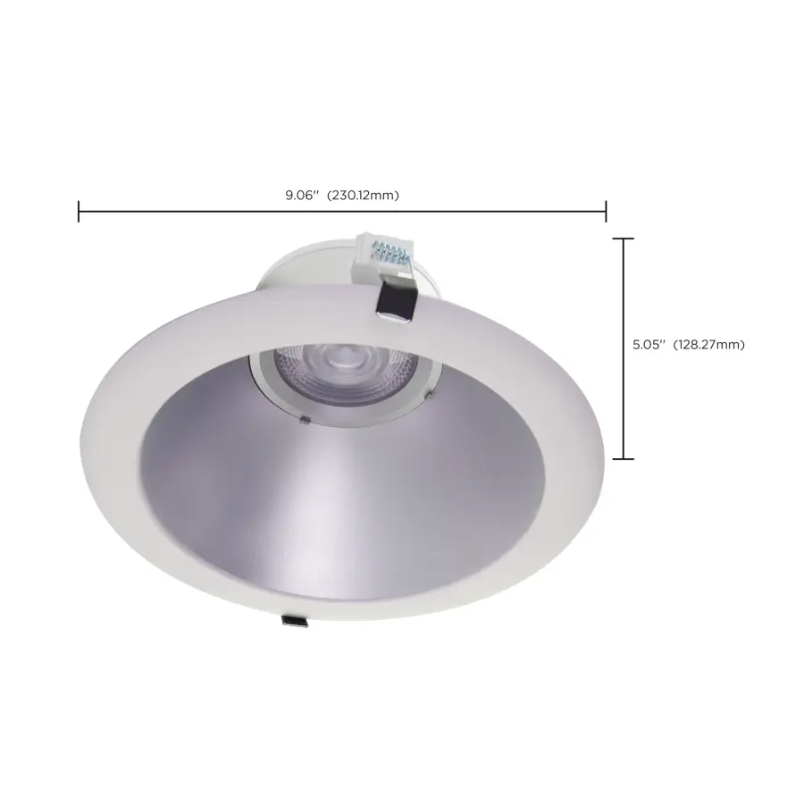 32 Watt Commercial LED Downlight - 8 in. - Color Adjustable - Lumen Adjustable - 120-277 volt - Image 9