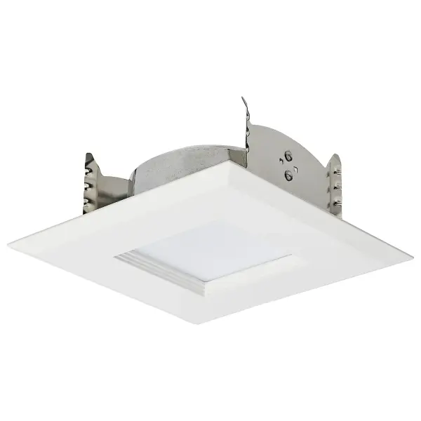 6.7 Watt LED Downlight Retrofit - 4 Inches - CCT Selectable - Square - White Finish - 120 Volt - Image 4