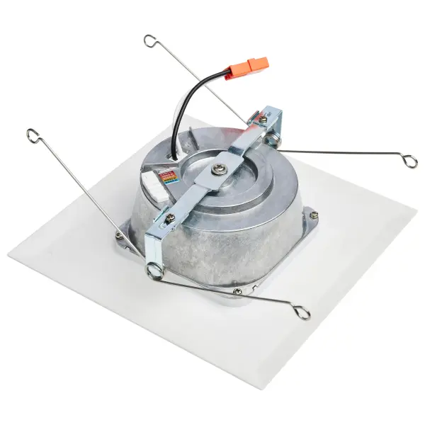 9 Watt LED Downlight Retrofit - 5-6 Inches - CCT Selectable - Square - White Finish - 120 Volt - Image 2