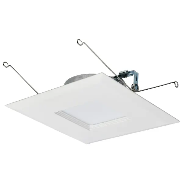 9 Watt LED Downlight Retrofit - 5-6 Inches - CCT Selectable - Square - White Finish - 120 Volt - Image 4