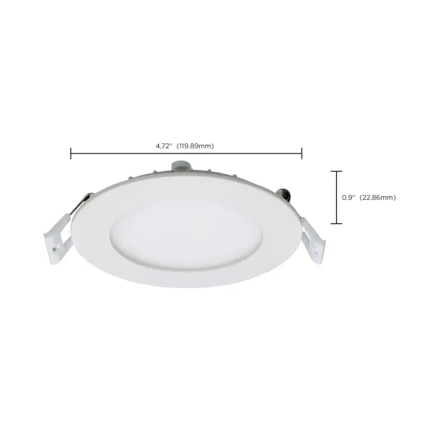 10 Watt - LED Direct Wire Downlight - Edge-lit - 4 inch - CCT Selectable - 120 volt - Dimmable - Round - Remote Driver - Image 15