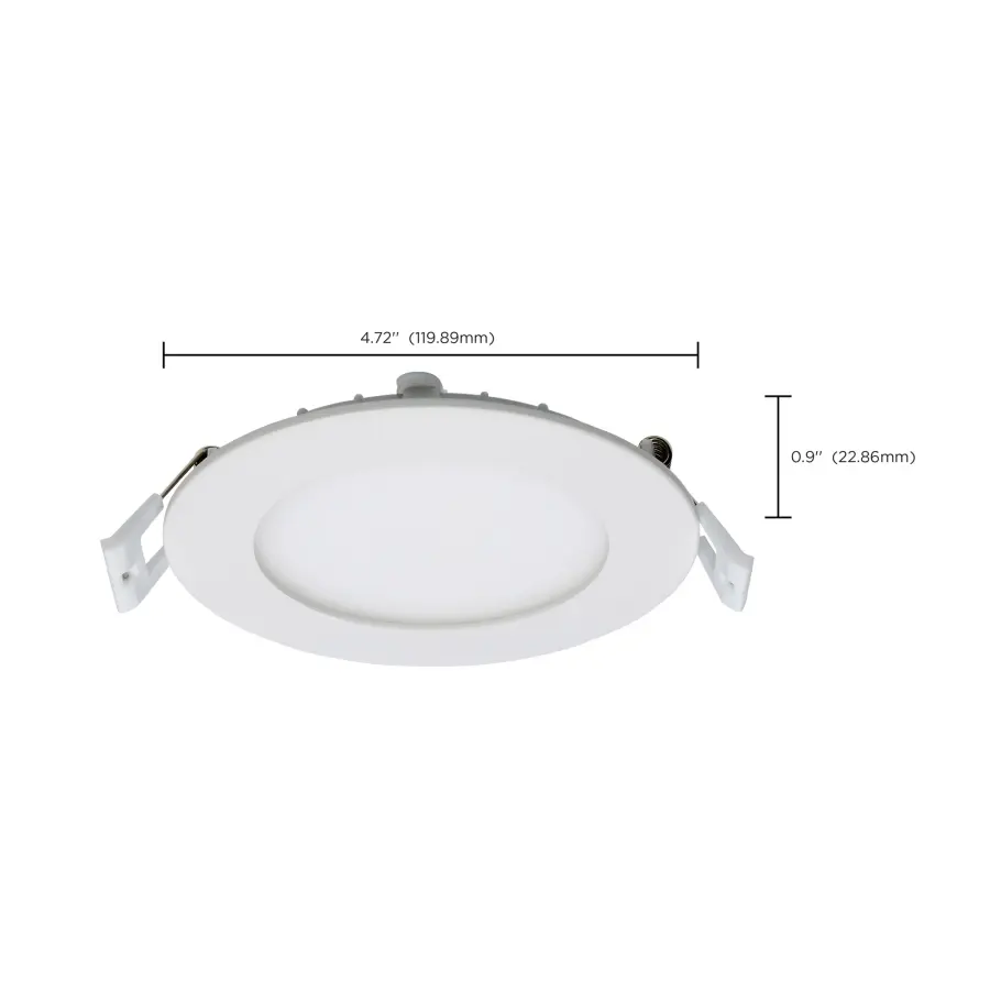 10 Watt - LED Direct Wire Downlight - Edge-lit - 4 inch - CCT Selectable - 120 volt - Dimmable - Round - Remote Driver - Image 15