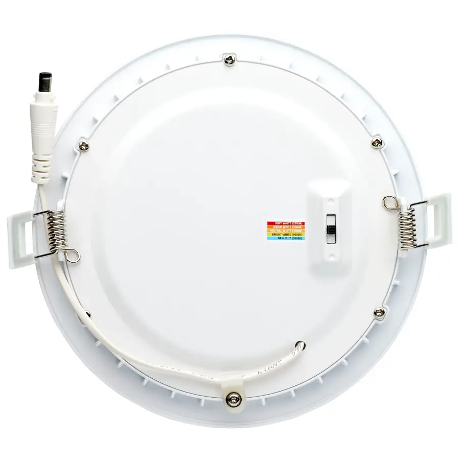 12 Watt - LED Direct Wire Downlight - Edge-lit - 6 inch - CCT Selectable - 120 volt - Dimmable - Round - Remote Driver - Image 5