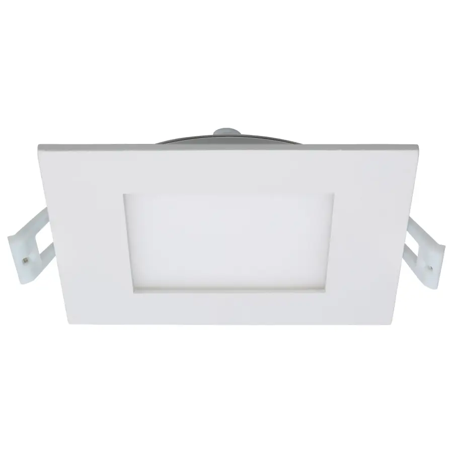 10 Watt - LED Direct Wire Downlight - Edge-lit - 4 inch - CCT Selectable - 120 volt - Dimmable - Square - Remote Driver - Image 3