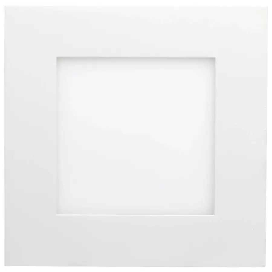 12 Watt - LED Direct Wire Downlight - Edge-lit - 6 inch - CCT Selectable - 120 volt - Dimmable - Square - Remote Driver - Image 2