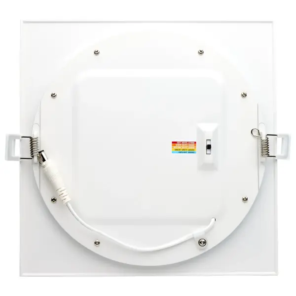 24 Watt - LED Direct Wire Downlight - Edge-lit - 8 inch - CCT Selectable - 120 volt - Dimmable - Square - Remote Driver - Image 5
