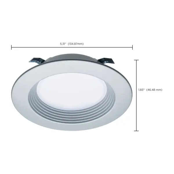 6.7 Watt - LED Downlight Retrofit - 4 Inch - CCT Selectable - 120 Volts - Brushed Nickel Finish - Image 16