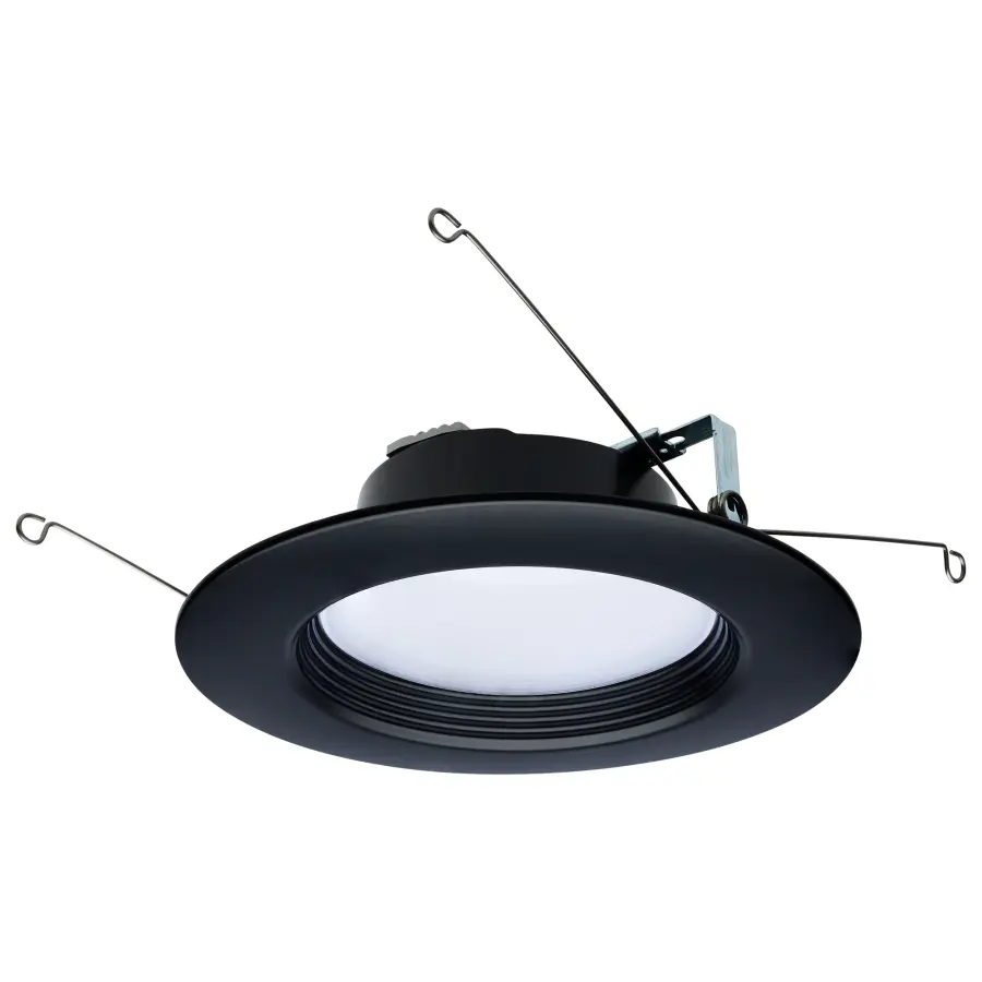 9 Watt - LED Downlight Retrofit - 5-6 Inch - CCT Selectable - 120 Volts - Black Finish - Image 3