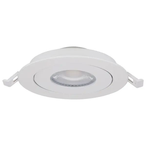 9 Watt - CCT Selectable - LED Direct Wire Downlight - Gimbaled - 4 Inch Round - Remote Driver - White - Image 3