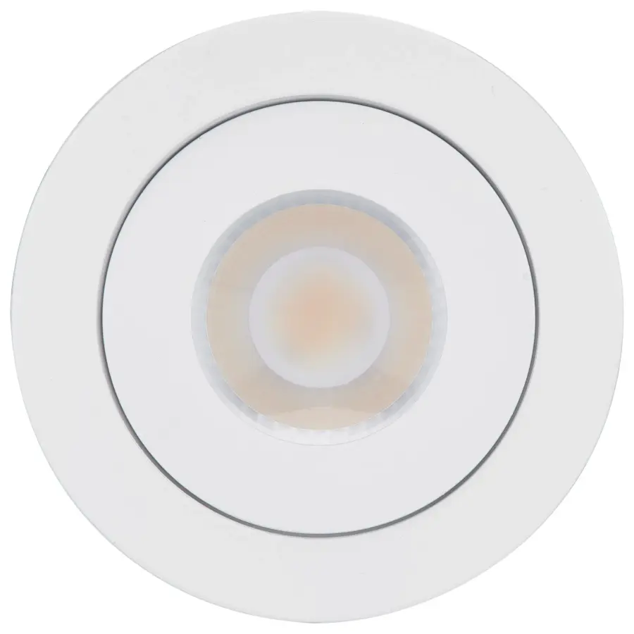 9 Watt - CCT Selectable - LED Direct Wire Downlight - Gimbaled - 4 Inch Round - Remote Driver - White - Image 8