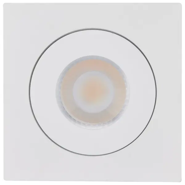 9 Watt - CCT Selectable - LED Direct Wire Downlight - Gimbaled - 4 Inch Square - Remote Driver - White - Image 8