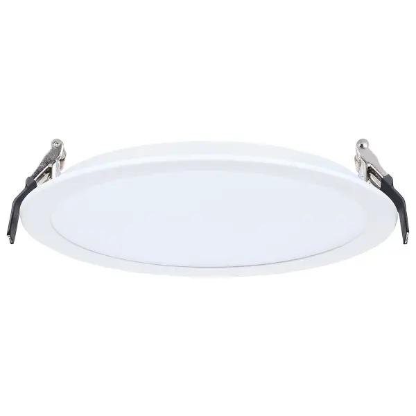 20 Watt - 8 Inch LED Direct Wire Downlight - Remote Driver - CCT Selectable - Dual Dimming - Flat Face - Round - White Finish - Image 4