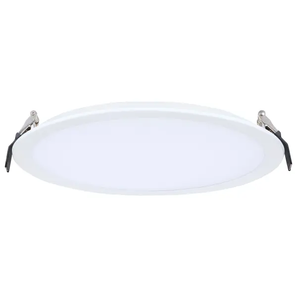 30 Watt - 10 Inch LED Direct Wire Downlight - Remote Driver - CCT Selectable - Dual Dimming - Flat Face - Round - White Finish - Image 4