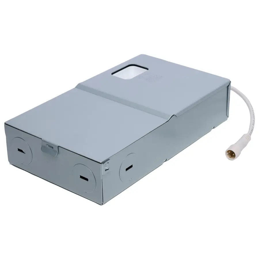 30 Watt - 10 Inch LED Direct Wire Downlight - Remote Driver - CCT Selectable - Dual Dimming - Flat Face - Round - White Finish - Image 5