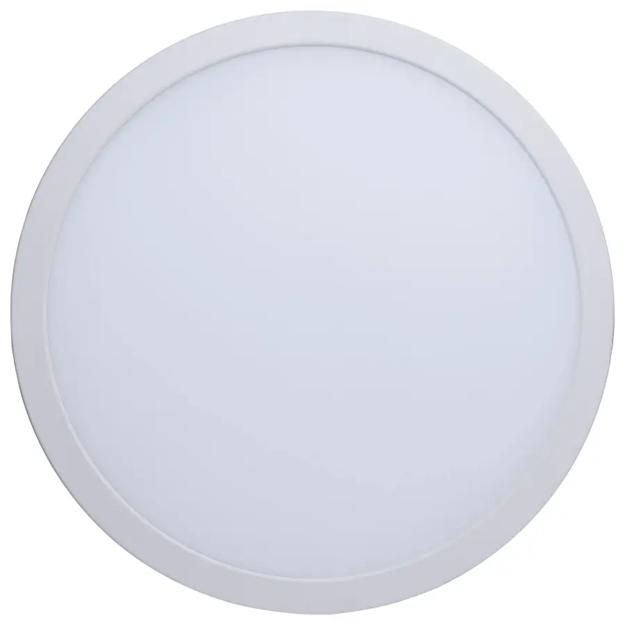 38 Watt - 12 Inch LED Direct Wire Downlight - Remote Driver - CCT Selectable - Dual Dimming - Flat Face - Round - White Finish - Image 3