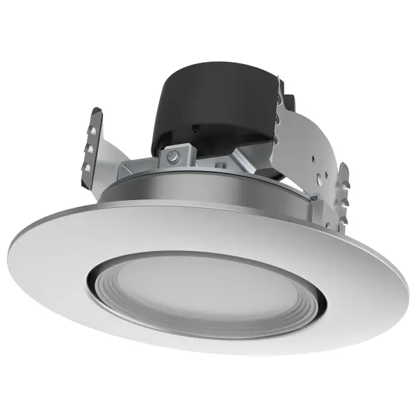 7.5 Watt - LED Retrofit Downlight - Gimbaled - 120 Volt - CCT Selectable - Brushed Nickel Finish - Image 1