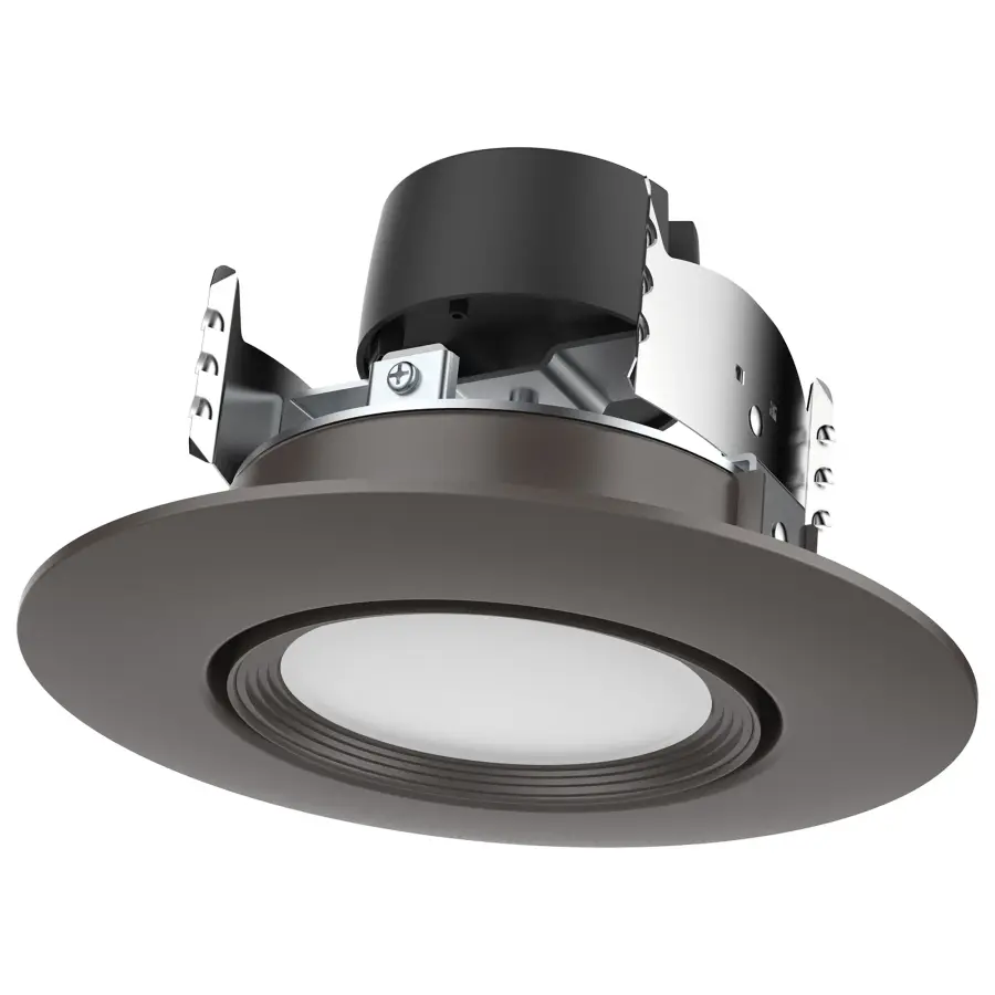 7.5 Watt - LED Retrofit Downlight - Gimbaled - 120 Volt - CCT Selectable - Bronze Finish - Image 1