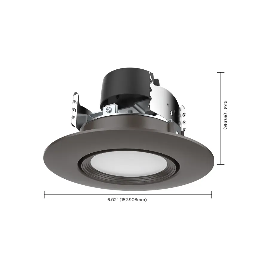 7.5 Watt - LED Retrofit Downlight - Gimbaled - 120 Volt - CCT Selectable - Bronze Finish - Image 10