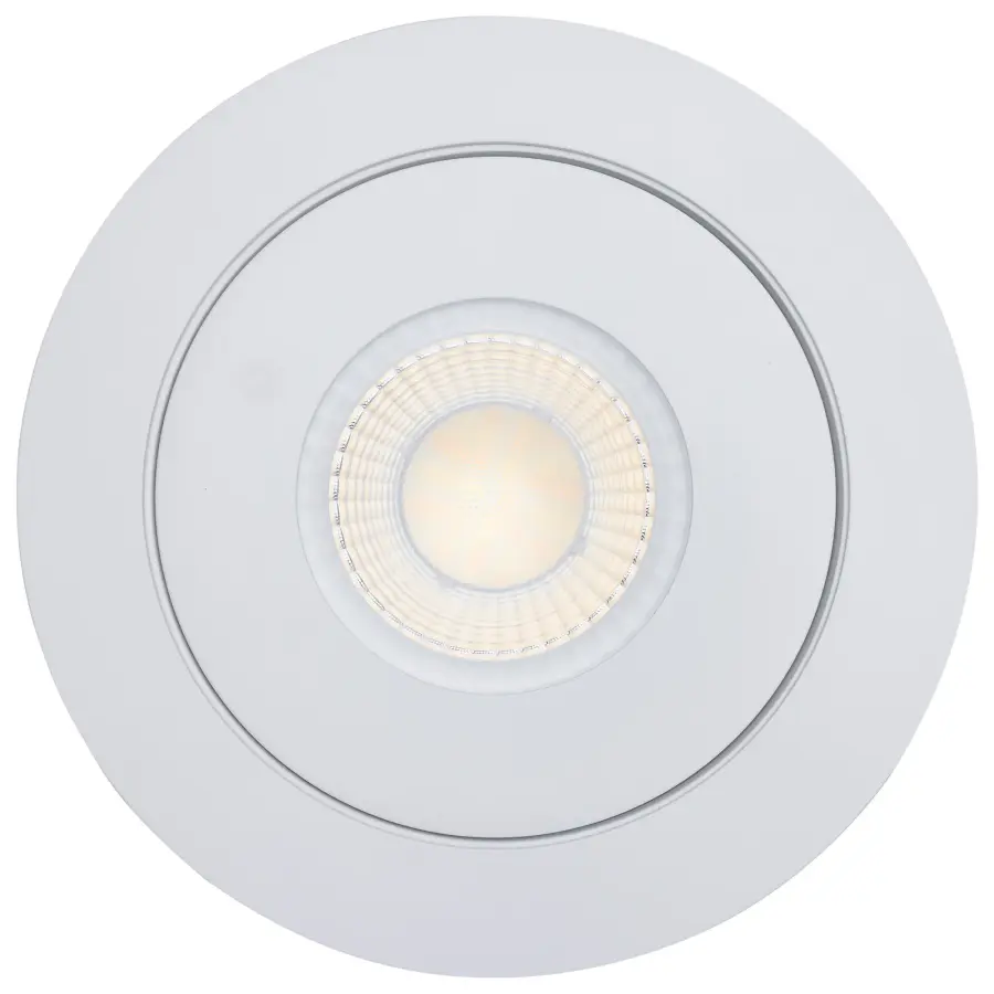 15 Watt - CCT Selectable - LED Direct Wire Downlight - Gimbaled - 6 Inch Round - Remote Driver - White - Image 7
