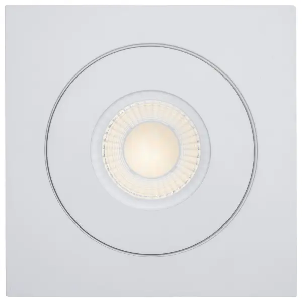 15 Watt - CCT Selectable - LED Direct Wire Downlight - Gimbaled - 6 Inch Square - Remote Driver - White - Image 7