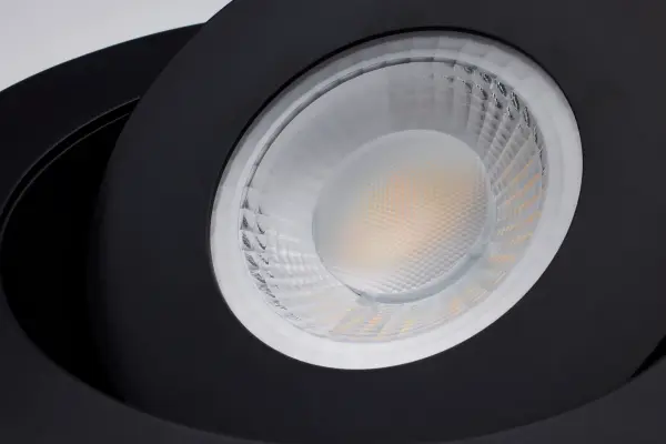 15 Watt - CCT Selectable - LED Direct Wire Downlight - Gimbaled - 6 Inch Round - Remote Driver - Black - Image 8