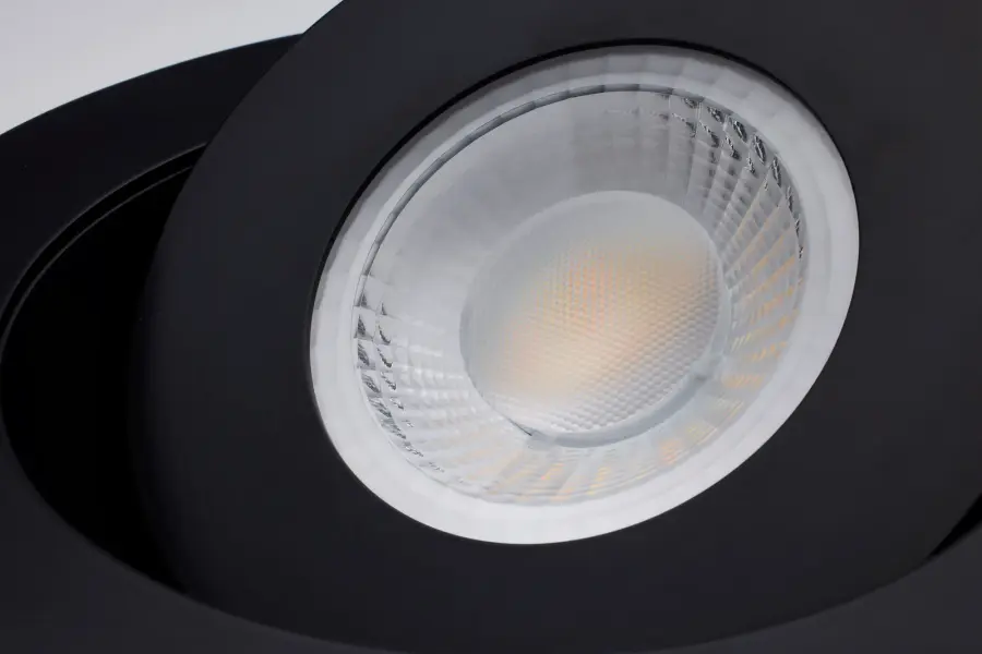 15 Watt - CCT Selectable - LED Direct Wire Downlight - Gimbaled - 6 Inch Round - Remote Driver - Black - Image 8