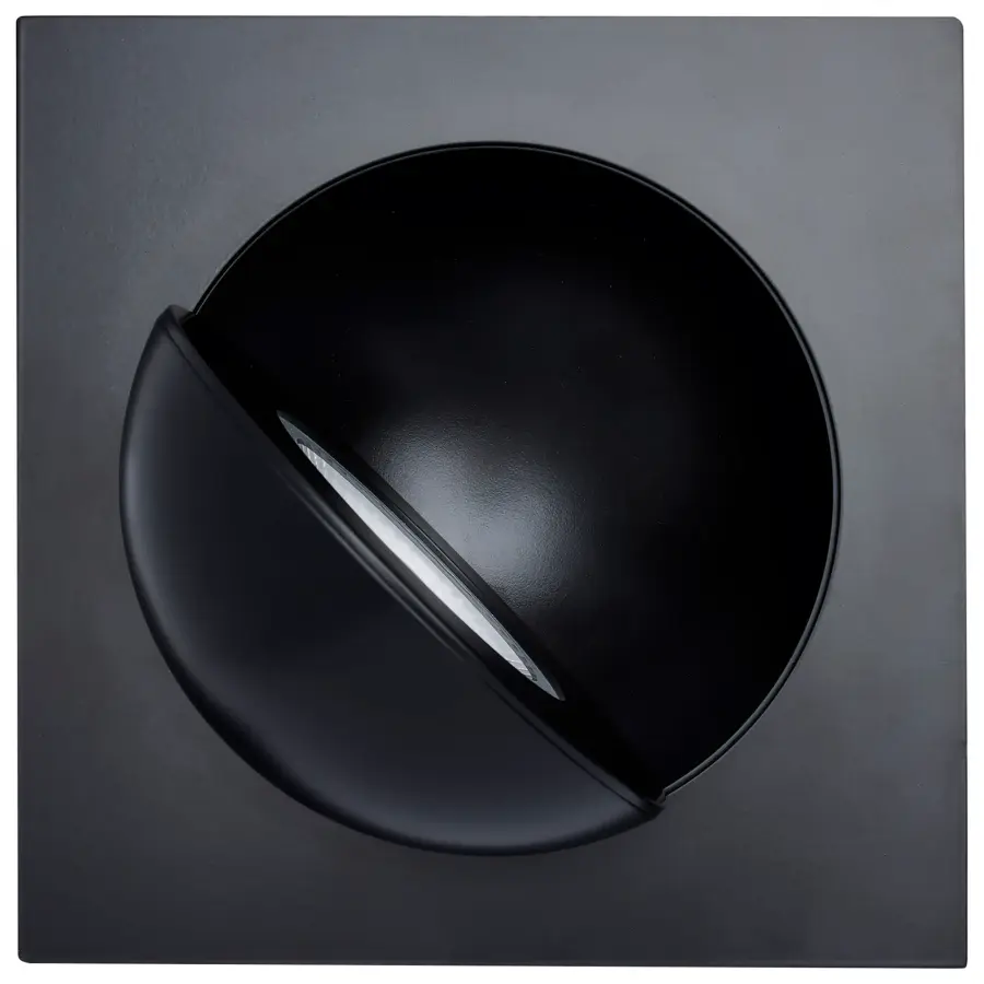 15 Watt - CCT Selectable - LED Direct Wire Downlight - Gimbaled - 6 Inch Square - Remote Driver - Black - Image 6