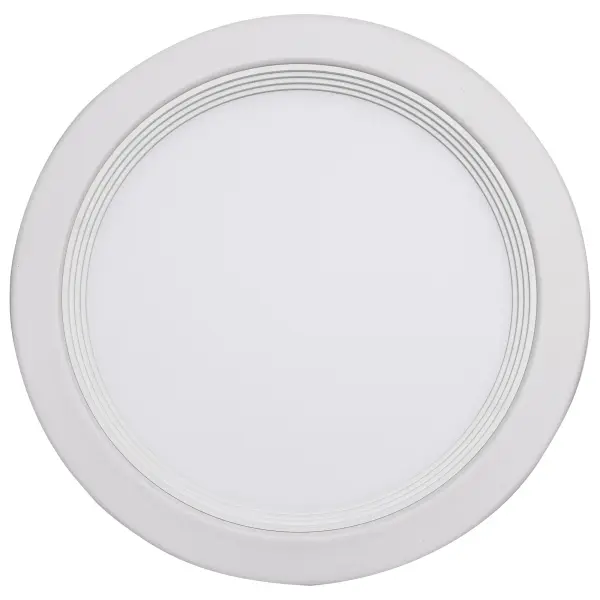 13 Watt LED - Fire Rated 6 Inch Direct Wire Downlight - Round Shape - White Finish - CCT Selectable - 120 Volts - Dimmable - Remote Driver - Image 2