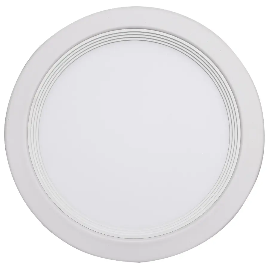 13 Watt LED - Fire Rated 6 Inch Direct Wire Downlight - Round Shape - White Finish - CCT Selectable - 120 Volts - Dimmable - Remote Driver - Image 2