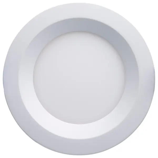 10 Watt LED Direct Wire Downlight - Slimfit - Smooth Baffle - 4 Inch - CCT Selectable - Round - Remote Driver - White Finish - Image 2