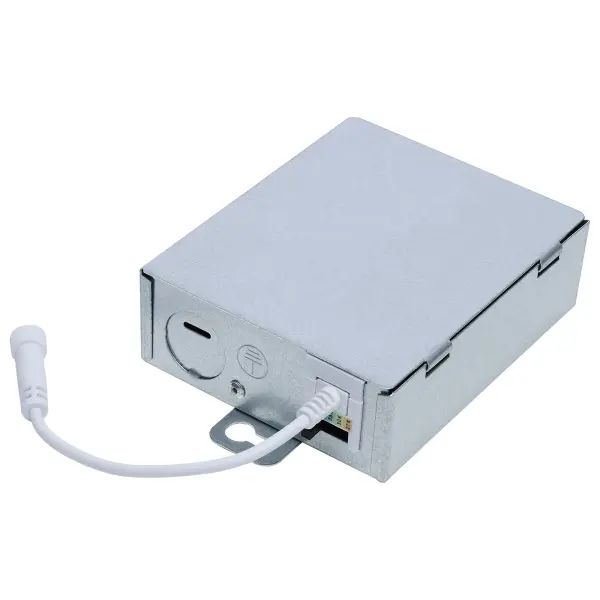 10 Watt LED Direct Wire Downlight - Slimfit - Smooth Baffle - 4 Inch - CCT Selectable - Round - Remote Driver - White Finish - Image 3