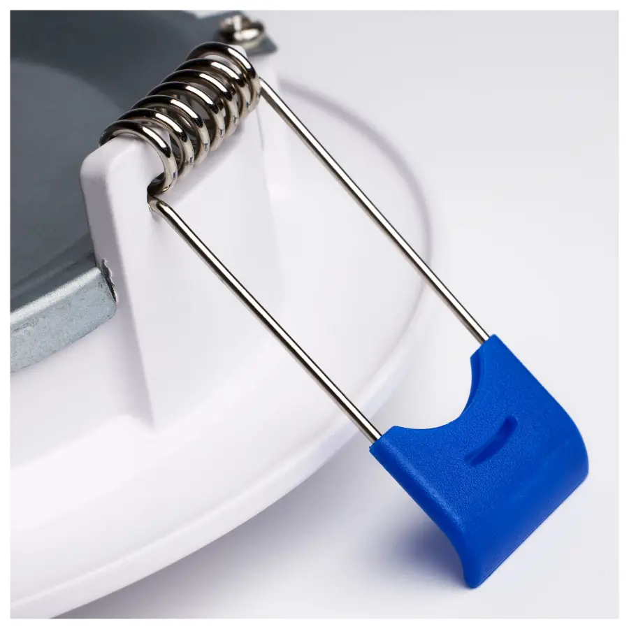 10 Watt LED Direct Wire Downlight - Slimfit - Smooth Baffle - 4 Inch - CCT Selectable - Round - Remote Driver - White Finish - Image 7