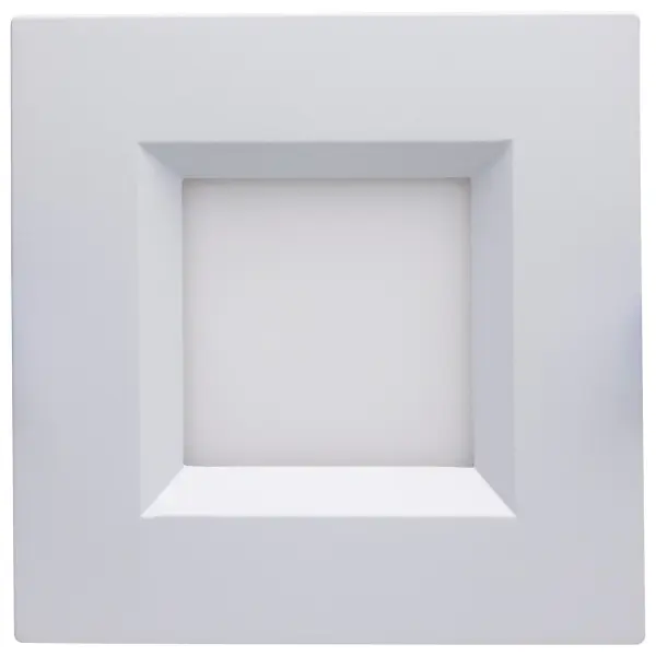 9 Watt LED Direct Wire Downlight - Slimfit - Smooth Baffle - 4 Inch - CCT Selectable - Square - Remote Driver - White Finish - Image 2