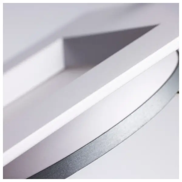 9 Watt LED Direct Wire Downlight - Slimfit - Smooth Baffle - 4 Inch - CCT Selectable - Square - Remote Driver - White Finish - Image 5