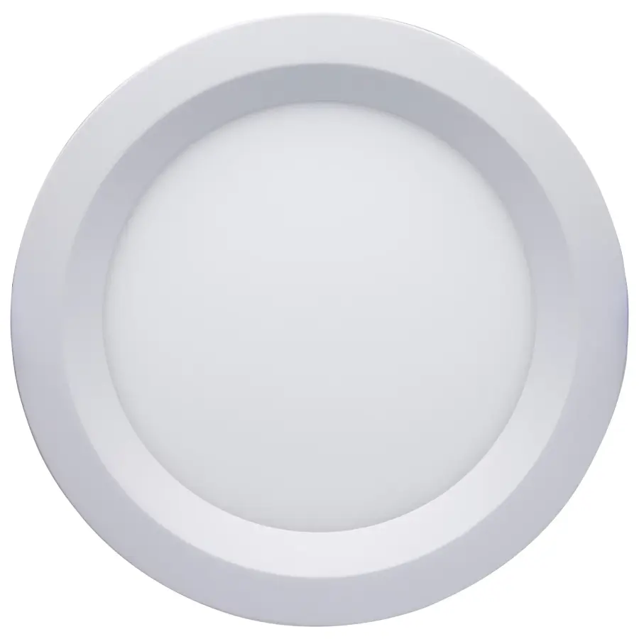 13 Watt LED Direct Wire Downlight - Slimfit - Smooth Baffle - 6 Inch - CCT Selectable - Round - Remote Driver - White Finish - Image 2