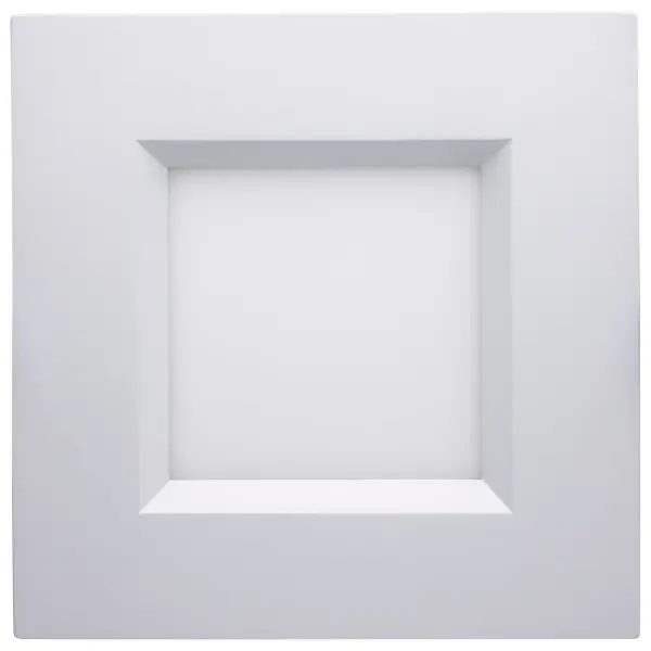 12 Watt LED Direct Wire Downlight - Slimfit - Smooth Baffle - 6 Inch - CCT Selectable - Square - Remote Driver - White Finish - Image 2