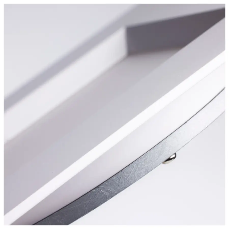 12 Watt LED Direct Wire Downlight - Slimfit - Smooth Baffle - 6 Inch - CCT Selectable - Square - Remote Driver - White Finish - Image 5