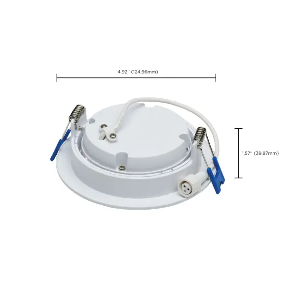 11 Watt - 4" - Directional Low-Profile Downlight - CCT Selectable - 120 Volt - White Finish - Image 18