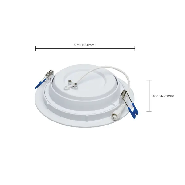 14 Watt - 6" - Directional Low-Profile Downlight - CCT Selectable - 120 Volt - White Finish - Image 18