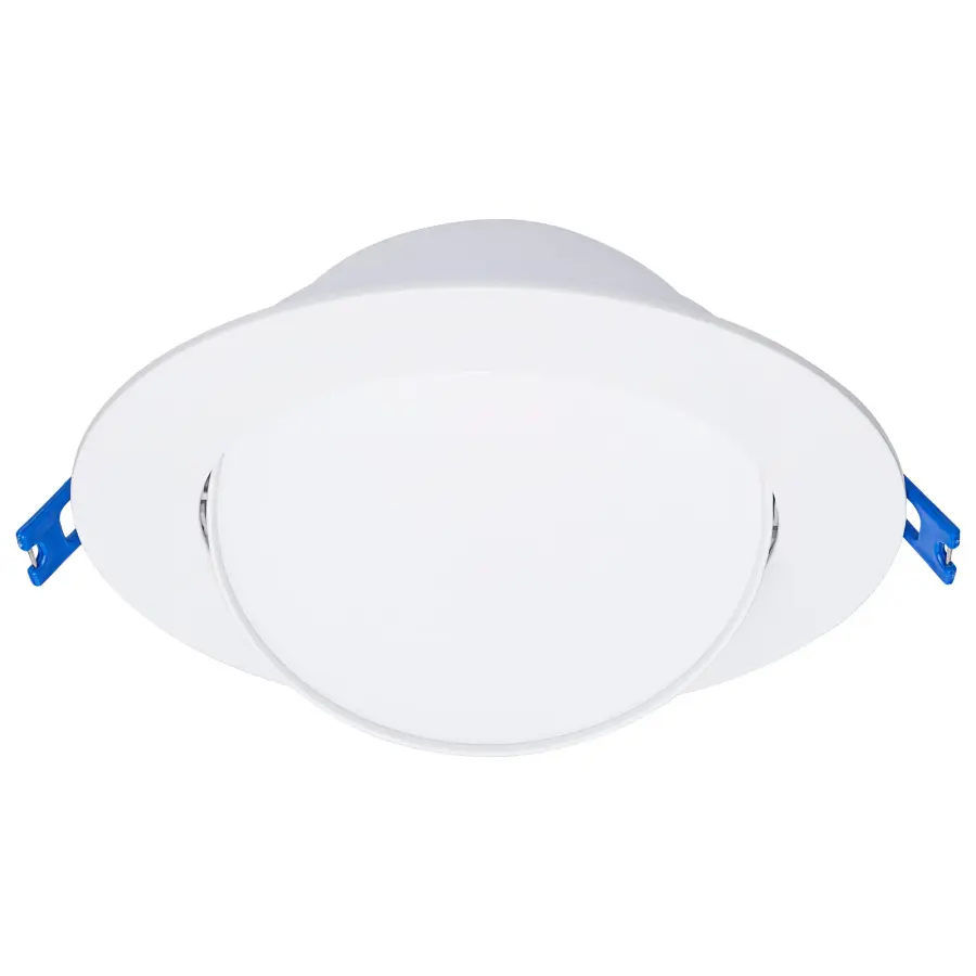 14 Watt - 6" - Directional Low-Profile Downlight - CCT Selectable - 120 Volt - White Finish - Image 4