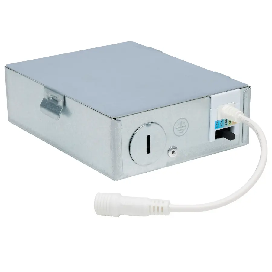 14 Watt - 6" - Directional Low-Profile Downlight - CCT Selectable - 120 Volt - White Finish - Image 6