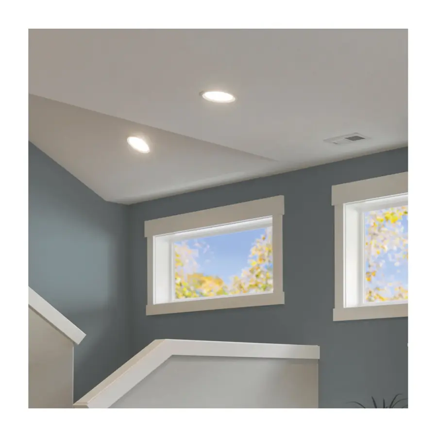 Field Selectable LED Downlight Retrofit - Deep Baffle - 5.8/7/9.5 Watts - 27K/30K/35K/40K/50K CCT - 4 Inch - Round Shape - White Finish - 120 Volts - Image 16